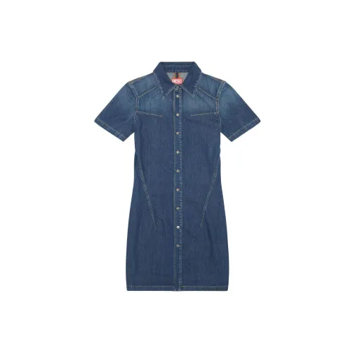 DIESEL De-Shirty Buttoned Shirtdress