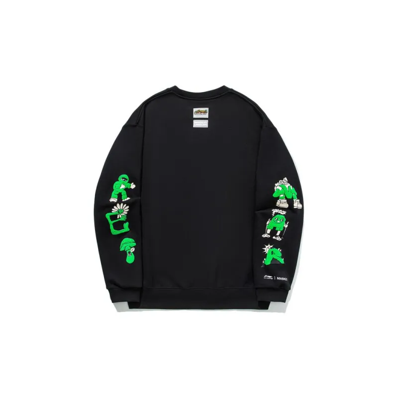 LiNing x M@rket FW23 Sweatshirt Unisex Black-1