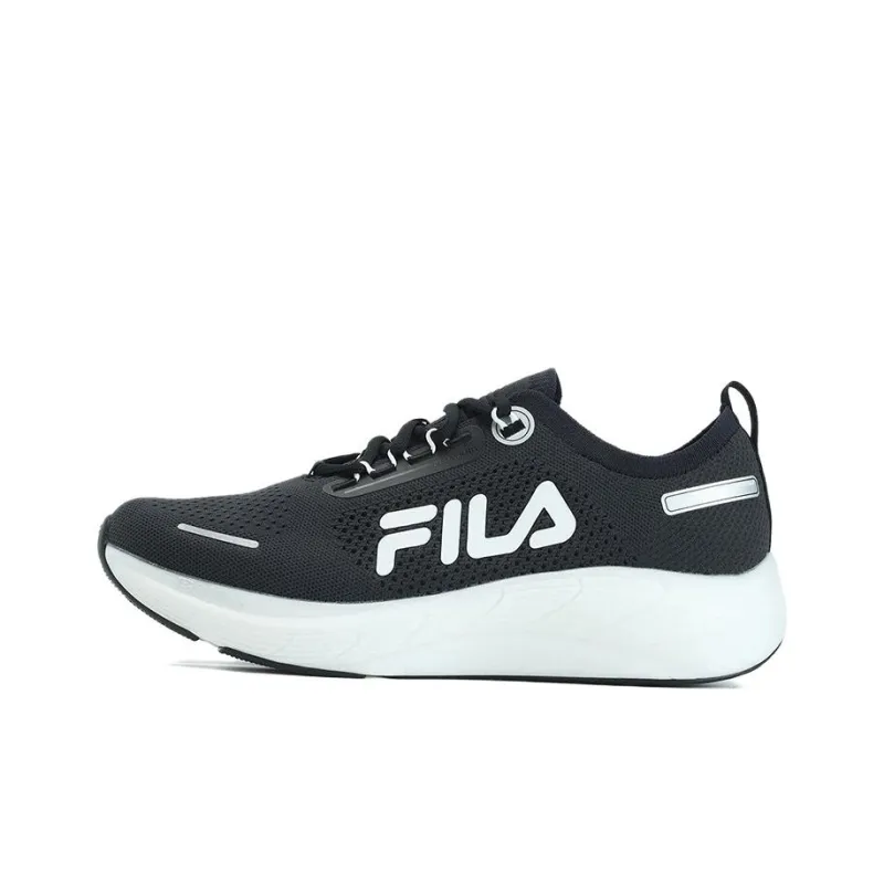 FILA Rimba Wear Resistant Low Top Casual Running Shoes Men's Black-0