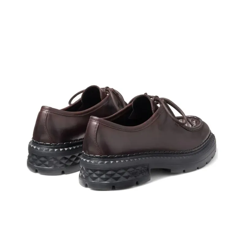 Jimmy Choo Marlow Stud-embellished Leather Moccasins-3
