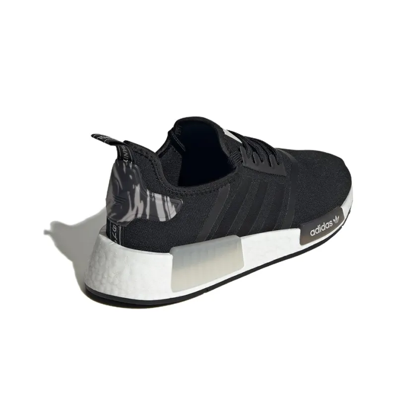 Adidas Nmd R1 Core Black White Marble Women's-3