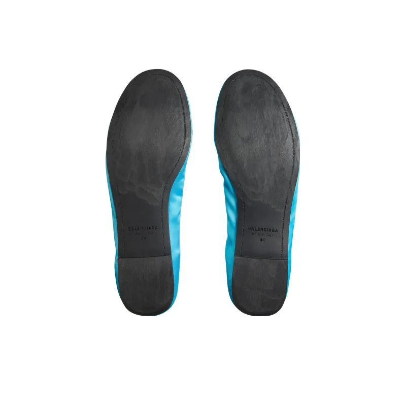 Balenciaga Leopold Ballerina Shoes 'Turquoise'-4