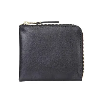 CDG Cow Leather Wallet Regular Women's Black