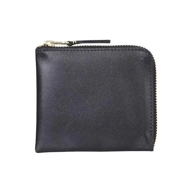 CDG Cow Leather Wallet Regular Women's Black-0