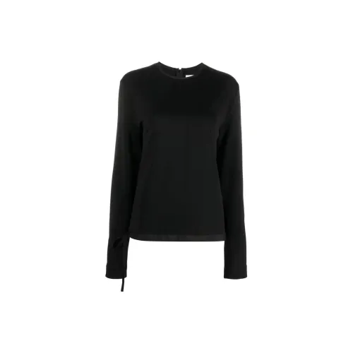 JIL SANDER Zip-up Extra-long Sleeve Sweatshirt