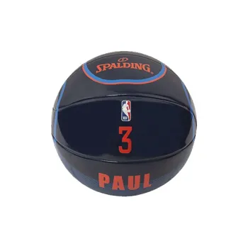SPALDING PU Basketball Black Blue 1.Size 5 Ball Training Unisex