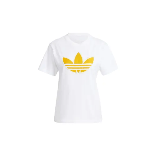 adidas originals Women's Lifestyle Pearl Trefoil Tee White