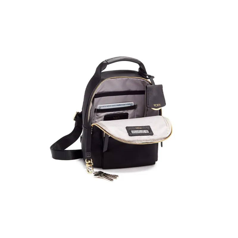 TUMI Nylon Backpack Small Size Unisex Black-2