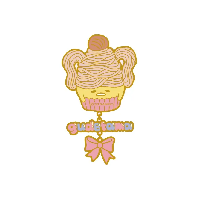 TOP TOY Gudetama Sweet Afternoon Tea Collection IP Merch Badges-2