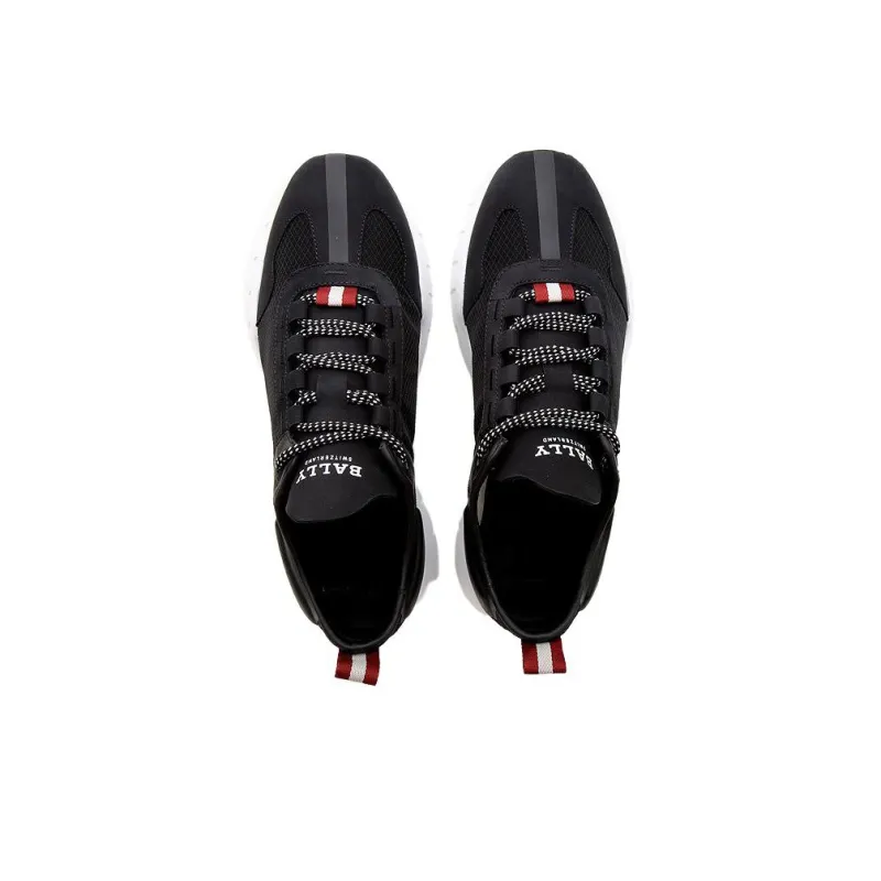 BALLY Low Top Casual Shoes Men's Black-4