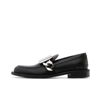 JW Anderson Logo-Engraved Chain-Linked Loafers Women's