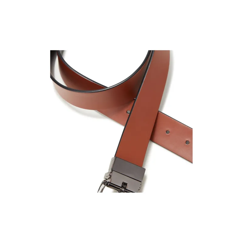 Tommy Hilfiger Leather Belts Men Black/Brown BDS-2
