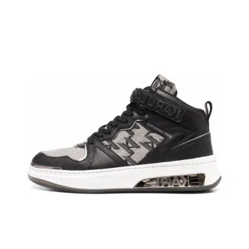 KARL LAGERFELD Elektra Stylish Skateboarding Shoes Women's Black White