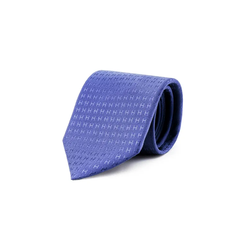 HERMES Ties Men Indigo-1