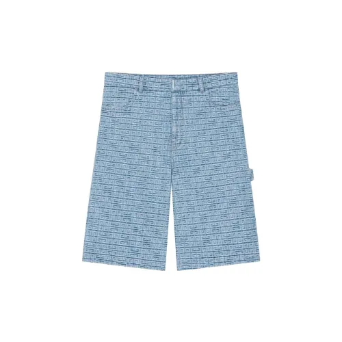 Givenchy 4G Denim Carpenter Bermuda Shorts 