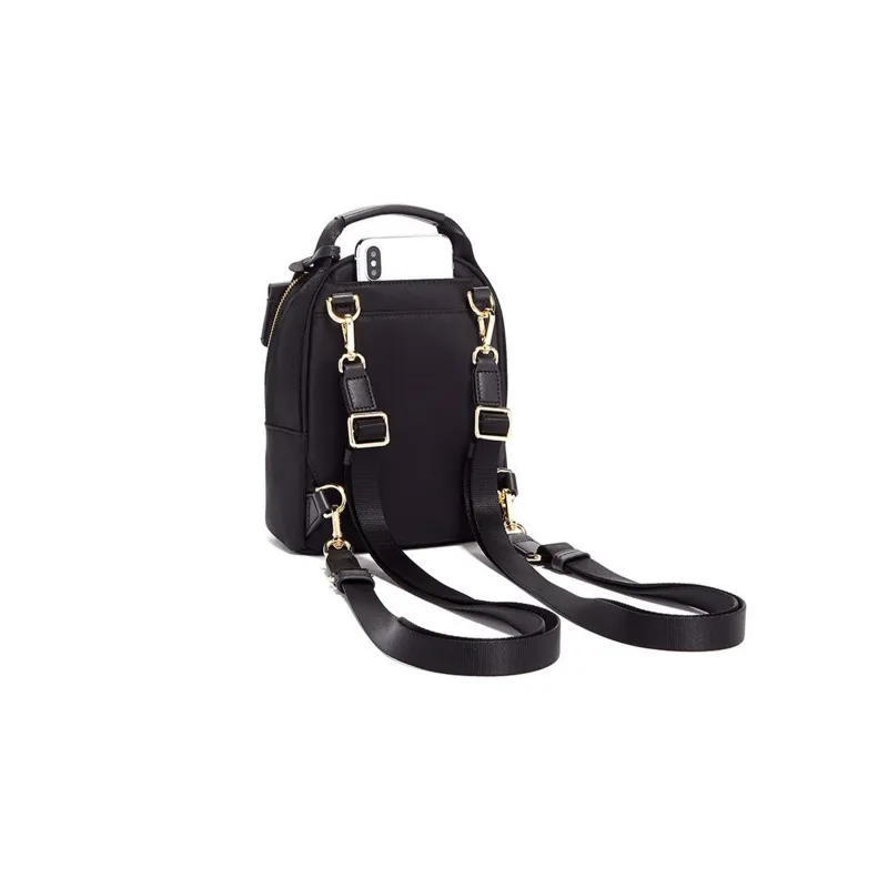 TUMI Nylon Backpack Small Size Unisex Black-1