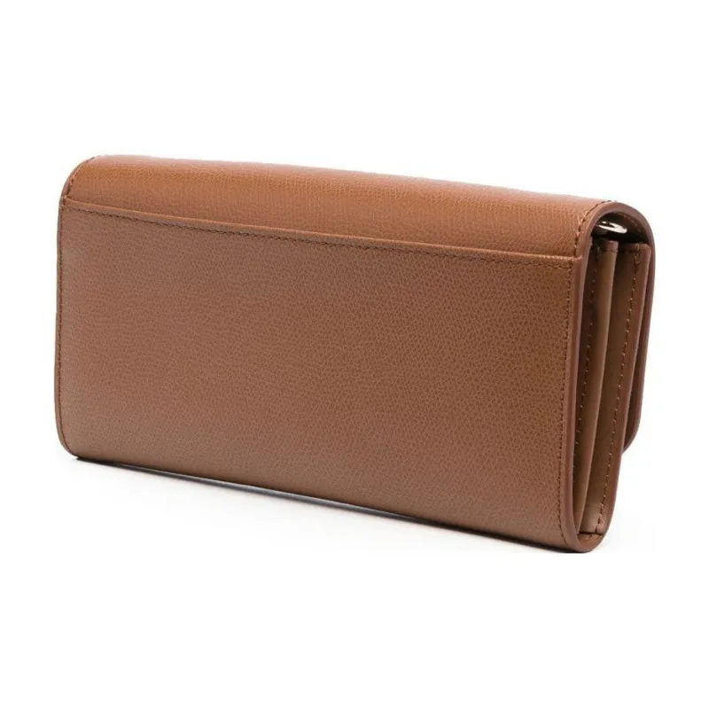Furla Calfskin Shoulder Bag Crossbody Bag Wallet Women's Umber-1