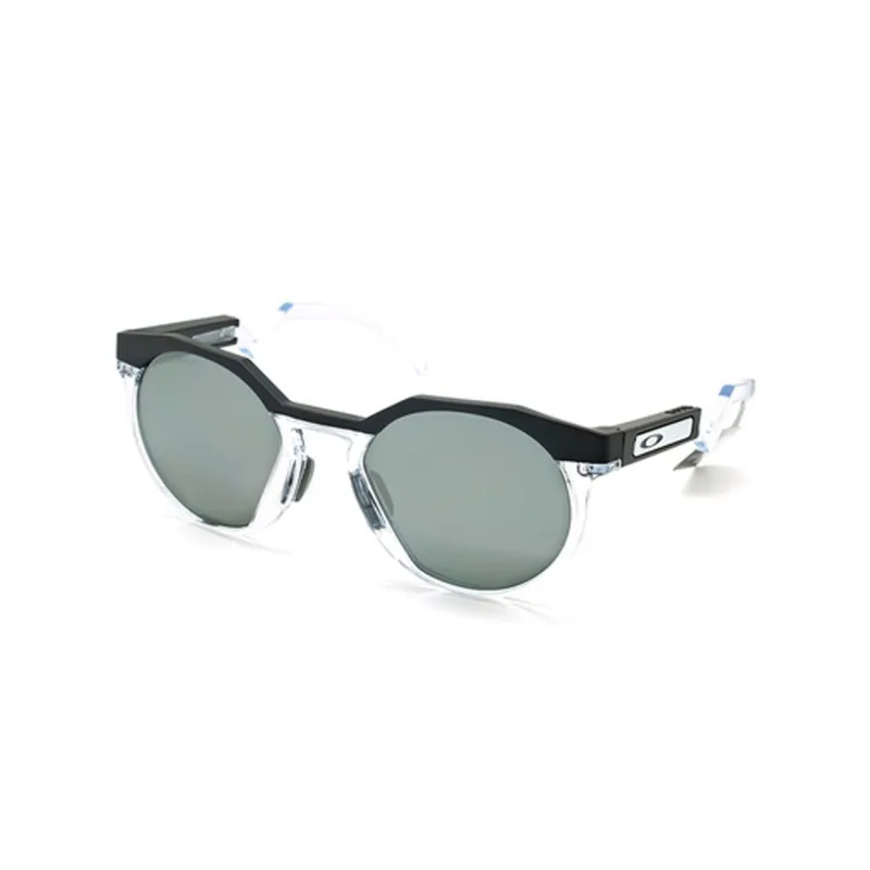 Oakley TR/Memory Plastic Irregular Shape Sunglasses Unisex Transparent/Black-0