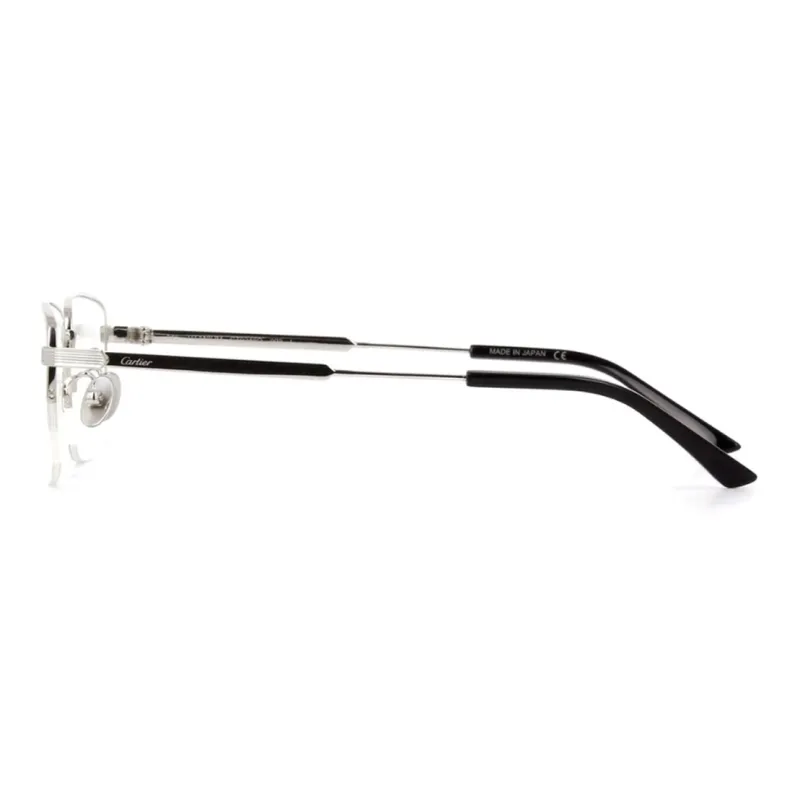 Cartier Rectangle Semi Rimless Glasses-2