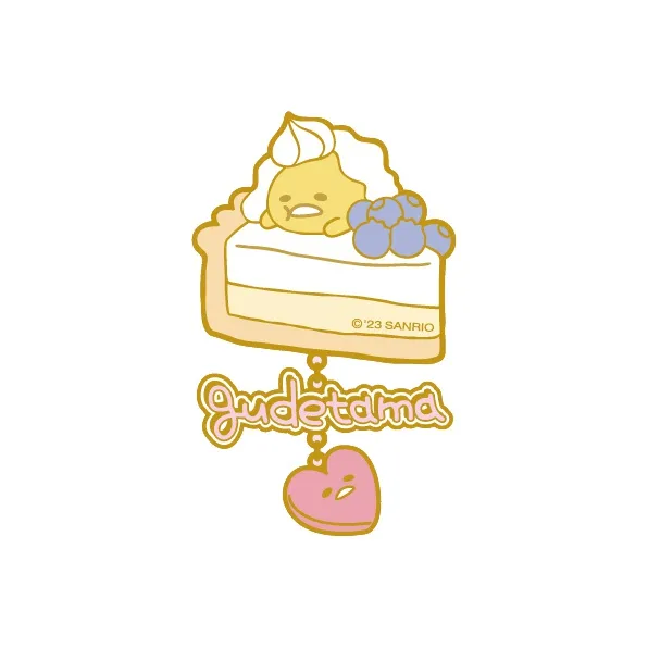 TOP TOY Gudetama Sweet Afternoon Tea Collection IP Merch Badges-1
