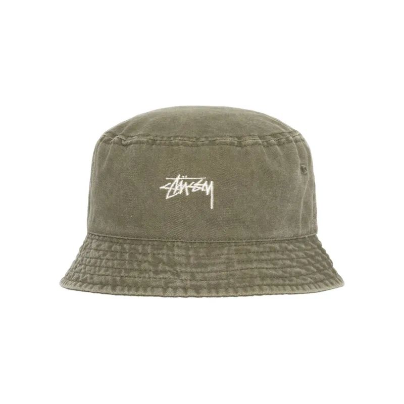 Stussy Washed Stock Bucket Hat - POIZON