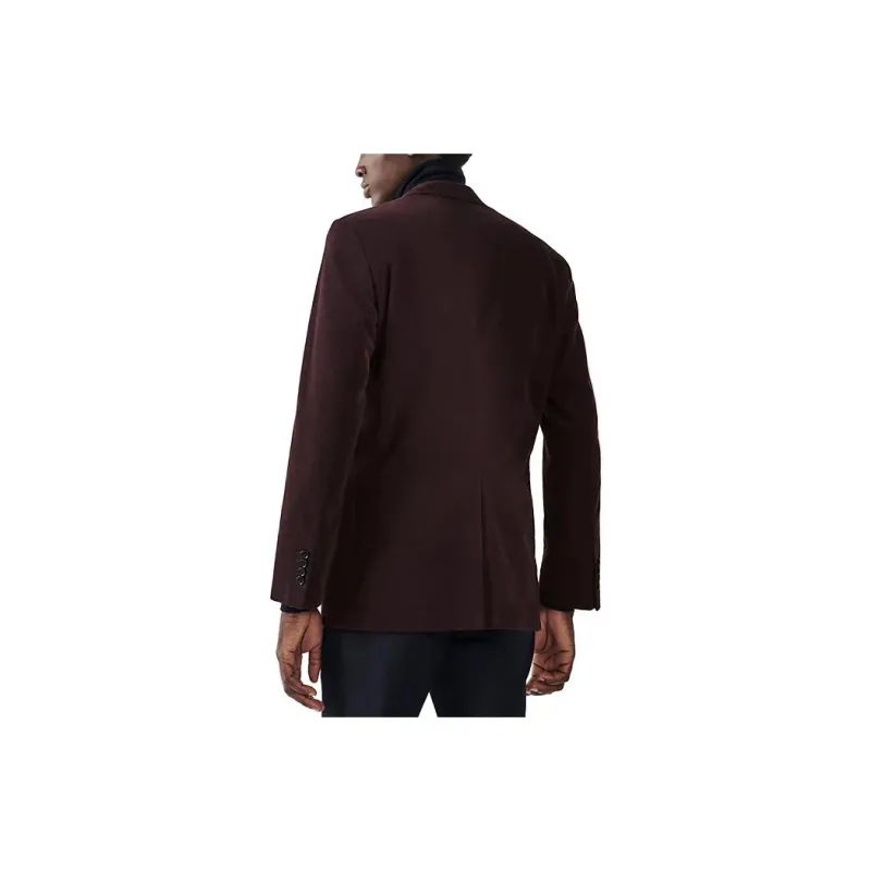 HERMES Business Suits Men Dark Reddish Purple-1
