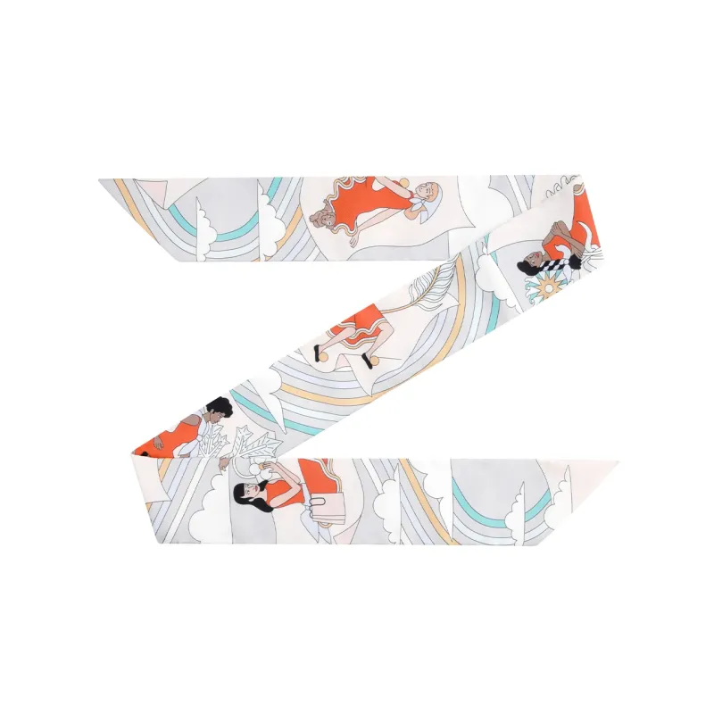 HERMES Silk Scarves Unisex Multicolor-1