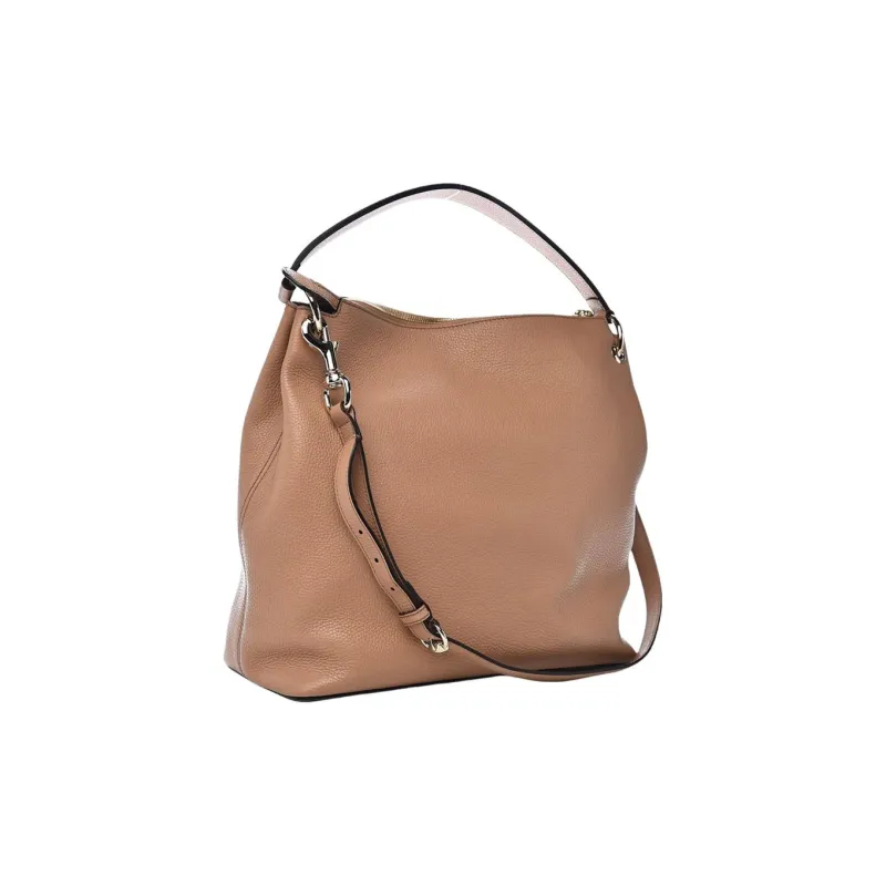 GUCCI Leather Shoulder Bag Crossbody Bag Handbag Regular Women's Light Umber-1