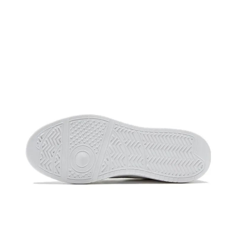 LiNing Qingshi Non slip Lightweight Low Top Skateboard Shoes Men's White Black-4