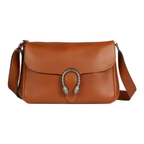 gucci Bewegen ORIGINAL Leather Messenger Bag Shoulder Bag Crossbody Bag Regular Women's Brown