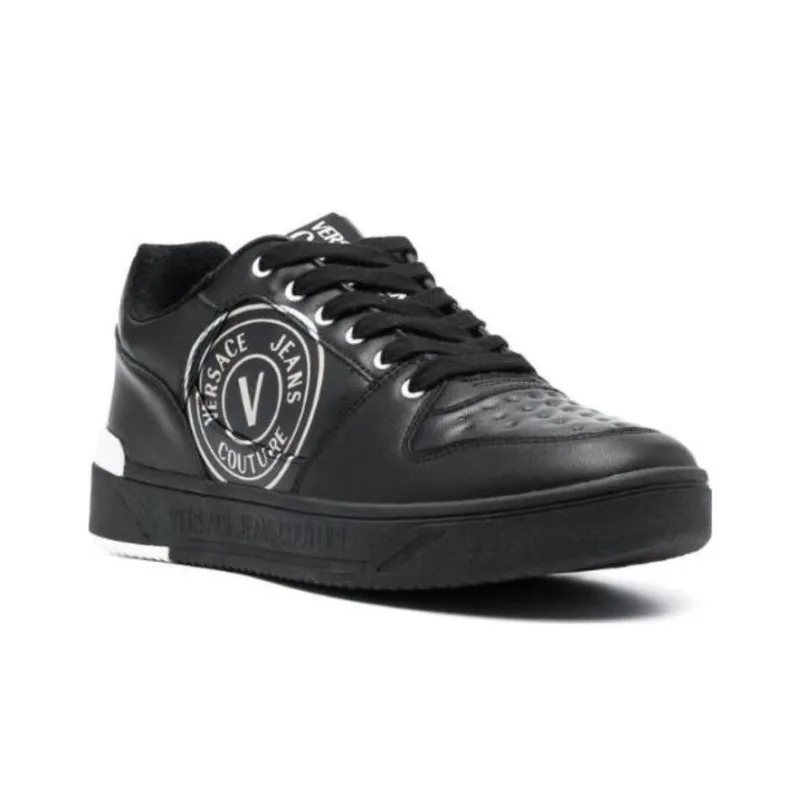 VERSACE JEANS Couture Starlight Logo-print Leather Sneakers-2