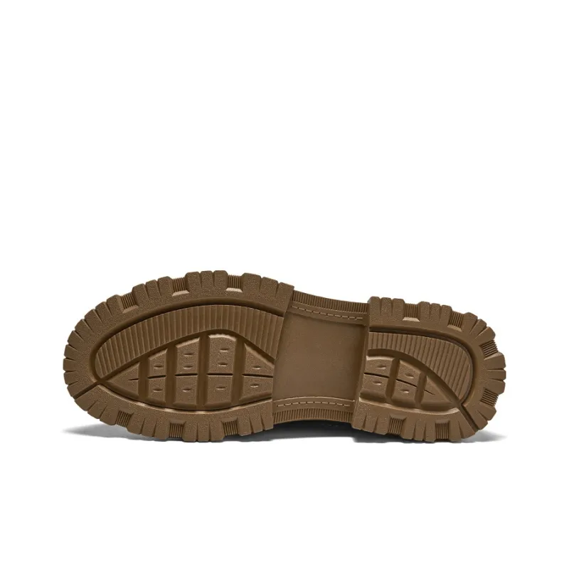 G.N.SHIJIA Men's Casual Shoes Men Low Top Black/Brown-5