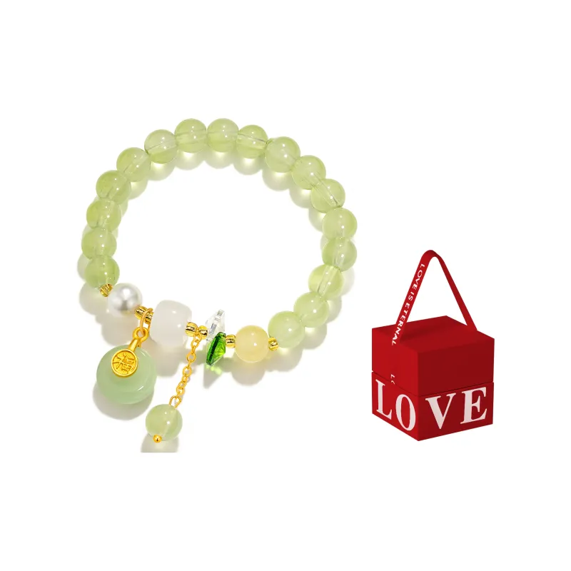 Jodie&Kevin Colored Glaze Bracelets Women's Green White-4