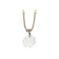 Cold Chalcedony White Lotus Necklace