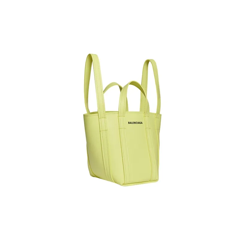 Balenciaga Everyday Cow Leather Tote Bag Shopping Bag Shoulder Bag Crossbody Bag Handbag Extra Small Women's Yellow-1