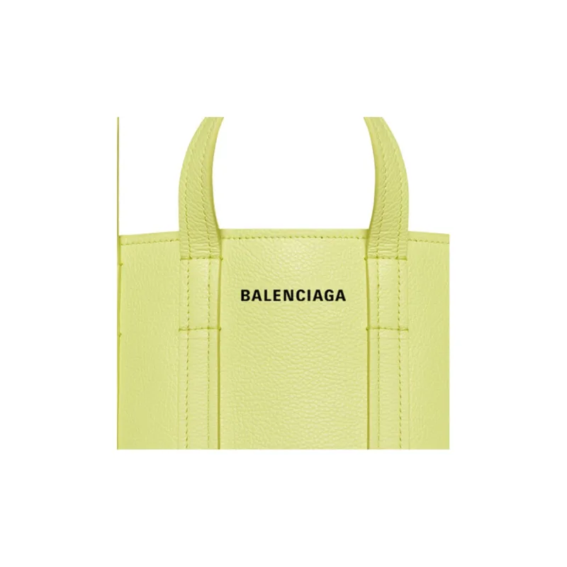 Balenciaga Everyday Cow Leather Tote Bag Shopping Bag Shoulder Bag Crossbody Bag Handbag Extra Small Women's Yellow-6
