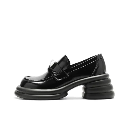 C°BANNER Loafers Women's Low-Top Black