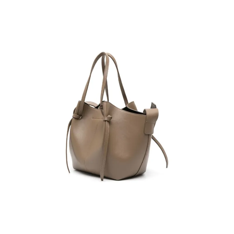 YUZEFI Calfskin Portable Crossbody Bag, Shoulder Bag Women's Camel Brown-1