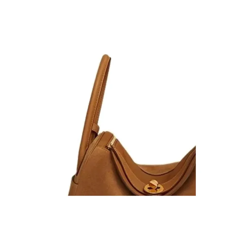 HERMES Lindy Suede With Swift Leather Handbag, Shoulder Bag Women's-2