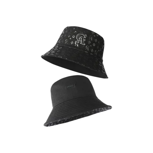 CACUSS Junior Bucket Hats Unisex Black Double-Sided Wear