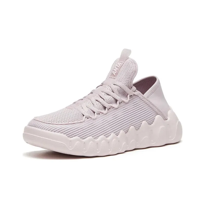 Anta Breathable Wear Resistant Cushioning Low Top Casual Shoes Women's Healing Pink-1