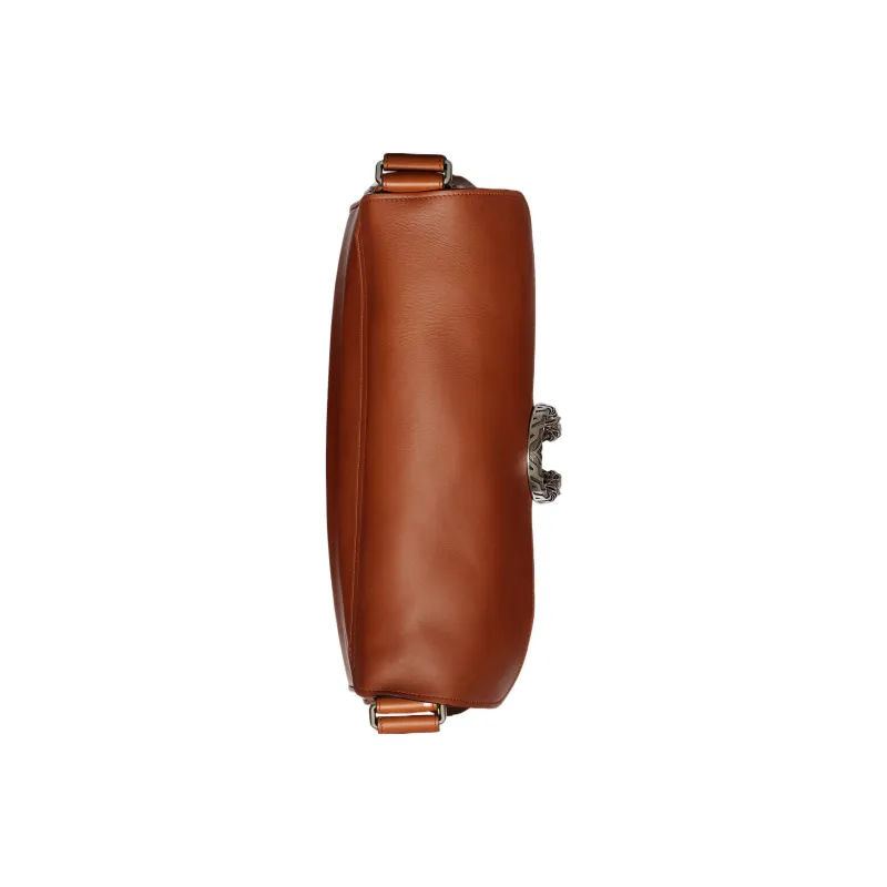 GUCCI Dionysus Leather Messenger Bag Shoulder Bag Crossbody Bag Regular Women's Brown-4