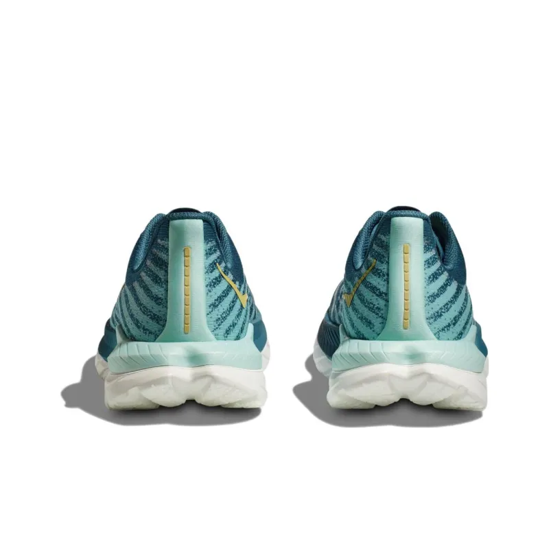 HOKA ONE ONE Mach 5 Cushioning Breathable Low-Top Running Shoes Unisex Green-4
