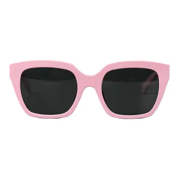 CELINE Acetate Square Sunglasses Women's Pink