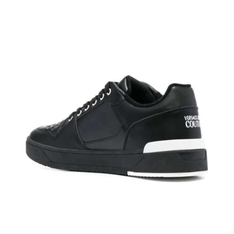 VERSACE JEANS Couture Starlight Logo-print Leather Sneakers-3