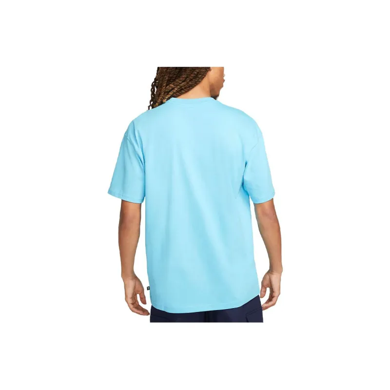 Nike T Shirts Men Baltic Sea Blue-1