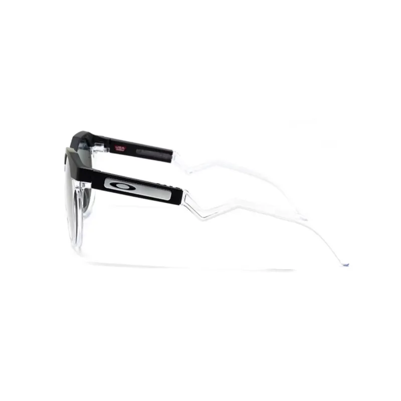 Oakley TR/Memory Plastic Irregular Shape Sunglasses Unisex Transparent/Black-2