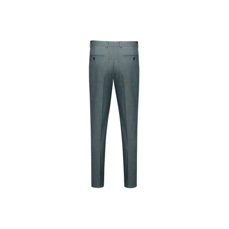 G· Mons Casual Pants Men Gray Green Plaid-1