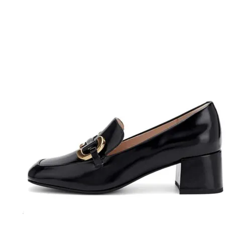 TOOMANYSHOES Loafers Women's Low-Top Black