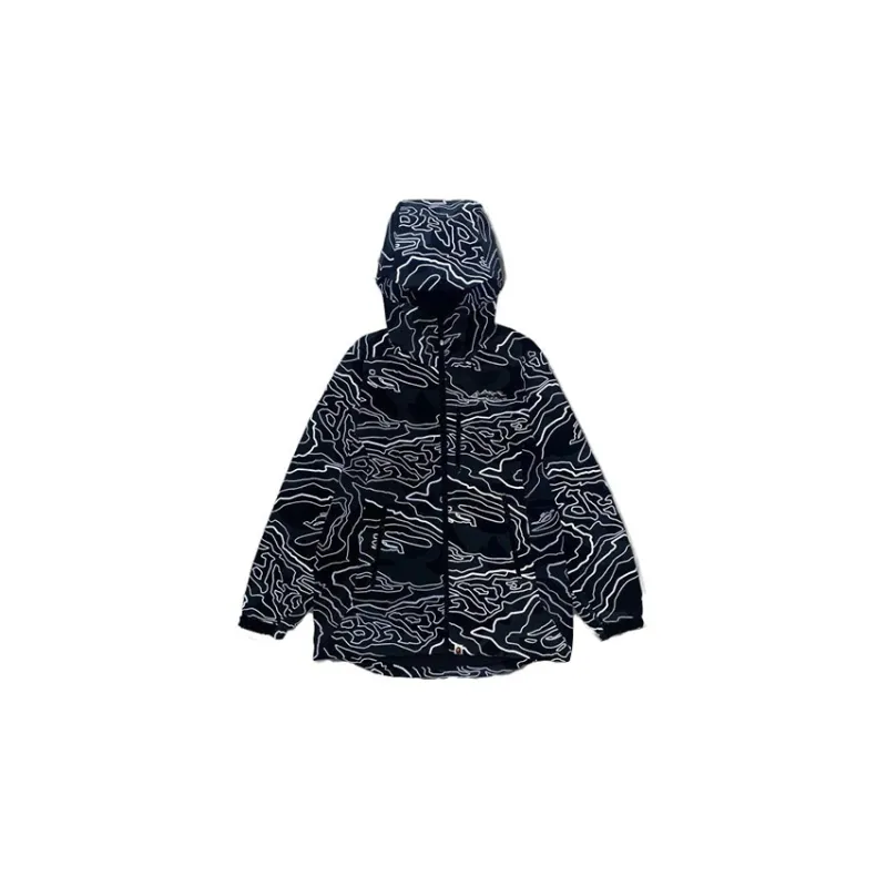 A BATHING APE Layered Line Camo Shell Jacket-3